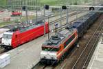 LOCON 9906 zieht ein M�lzug durch Breda am 14 Februar 2014.