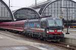 SBBCI 193 701 steht am 22 J�nner 2023 mit der TUI Ski-Express in Amsterdam Centraal.