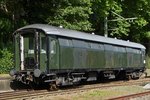 G�terwagen NSD 7521, Bj 1931,   V.max: 140 km/h;   L 21,80 m;   Gewicht 42,5 t;   5 Achsen;   gebaut wurden 5 Wagen von diesem Typ f�r den Postdienst,   Speziell gebaut f�r Eingeschrieben Waren und