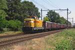 Strukton hat 303004 langfristig vermietet an die OOC f�r Rangierarbeiten und am 9 Juni 2023 treft sie aus Elzenburg kommend mit ein leergarnitur f�r Polen in Oss ein.