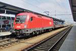 ÖBB 1116 184 durchfahrt Breclav am 7 Mai 2016.