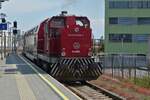 Lok 92 81 2015 006-7 der A-GKB (Graz – K�flacher Bahn) schiebt ihrem Zug aus dem Bahnhof Graz zu in Richtung K�flach.