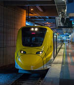 Der Arlanda Express Triebzug 4, ein Alstom Coradia X3, steht als Arlanda Express zum Flughafen Stockholm/Arlanda, am 21 M�rz 2019 in Stockholm Central (Stockholm Hbf) zur Abfahrt bereit.