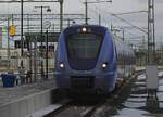 Skänetrafiken X 61013 treft am 17 Februar 2026 in Malmö Central ein.