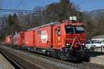 L�sch- und Rettungszug (LRZ)  OLTEN  XTmas 99 85 9177 008-1 anl�sslich der Bahnhofsdurchfahrt Solothurn-West vom 14.