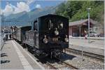 Im Rahmen der Schweizer Dampftage Brienz 2018 pendelte die SBB (Br�nig) G 3/4 208 von 1913 Brienz und Meiringen mit einigen Z�gen hin - und her, wobei sie (leider) bei der ersten Fahrt nach Meiringen