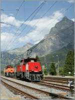 Die  Susi  und eine andere Rangierlok in Kandersteg.