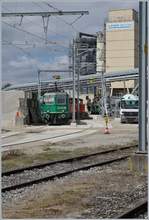 Hier also wird der Kies von Apples weiterverarbeitet: Bei Ballastière in Gland.