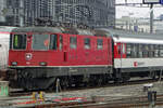 SBB 11159 treft am 1.Tag von 2020 in Geneve ein.