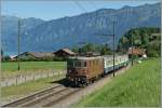 Nocheinmal die Re 4/4 194 mit ihrem Regionalzug Spiez - Interlaken, aus einer nun etwas n�heren Perspektive.