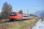 2023-02-01 SBB CFF FFS Sion  locomotive électrique Re 460 000 Grauholz