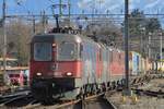 KLV mit 620 065 an der Spitze durchfahrt am 23 M�rz 2017 Thun.