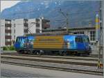Die  GoldenPass  HGe 4/4 101 967-8 in Meiringen.