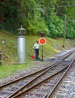 Die Weiche ist gestellt, der Zug kann kommen.