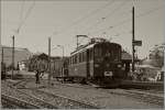 Der Rh.B ABe 4/4 N� 35 in Blonay.