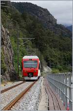 Von Martigny nach Le Châble unterwegs konnte ich diesen TMR NINA zwischen Bovernier und Sembrancher fotografieren.
