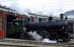 Jubil�um 125 Jahre RhB am 10.05.2014 im Depot Landquart.