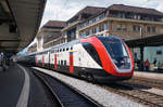 SBB: RABe 502 TWINDEXX auf Probefahrt in Lausanne am 20.