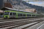 BLS 525 016 steht am 31 Dezember 2025 als RB nach Bern in Zweisimmen.
