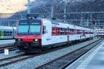 SBB 560 416 steht am 1 J�nner 2024 in Brig abgestellt.