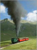 Die Gr�sse der Rauchfahne hat mich etwas �berrascht und den Fotoapparat �berfordert...