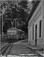 Ich denke, die bunte Monte Generoso Bahn macht auch in S/W ein gutes Bild.