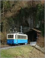 Der Beh 2/4 203 f�hrt als Regionalzug 3393 Richtung Caux.