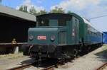 Am 12 Juni 2022 steht Akkulok E 212 001 ins Eisenbahnmuseum von Luzna u Rakovnika.